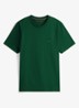 T-shirt met logo - Donkergroen