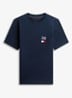 T-shirt met logo - Donkerblauw