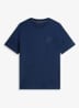 T-shirt met logo - Donkerblauw