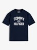 T-shirt met logo - Donkerblauw