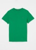 T-shirt met logoborduring - Olympic Green-L4B / Groen