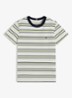 T-shirt met logoborduring - Multi Stripe-0AA / Multicolor