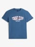 T-shirt met logoprint - Blauw