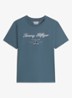 T-shirt met logoprint - Blauw
