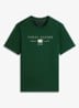 T-shirt met logoprint - Groen
