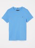 T-shirt met streepprint en logoborduring - Blue spell / blauw