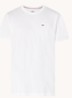 T-shirt van katoen met logo - Wit