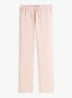 Tapered fit chino in linnenblend - Groen