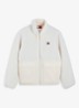 Teddy jas met logoborduring - Creme