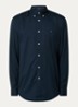 TH Flex regular fit overhemd met logo - Indigo