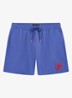 Zwemshorts met logo - Donkerblauw