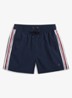 Zwemshorts met steekzakken en logo - Donkerblauw