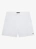 Zwemshorts met streepprint en logo - Lichtblauw