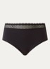 Feel of Modal high waisted shorty - Zwart