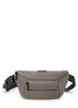 Sling heuptas met leren details - Grijs