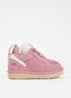 Lowmel sneaker met suède details - Oudroze
