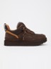 Lowmel sneaker met suède details - Donkerbruin