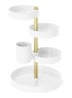Pirouette make-up organizer 23 cm - Wit
