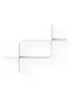 Wandplank 61 x 47 x 15 cm set van 2 - Wit