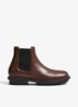 Chelsea boot van kalfsleer - Donkerbruin
