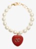 Coeur Royal parelarmband met hanger - Rood