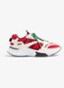 Demivee sneaker met suède details - Rood