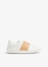 Open sneaker van kalfsleer - Beige