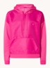 Oversized hoodie met stud - Roze