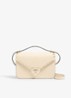 Rockstud Small schoudertas van kalfsleer - Creme