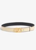VLogo Signature riem van kalfsleer - Creme