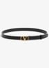VLogo Signature riem van kalfsleer - Zwart