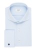 Ext slim fit overhemd met wide spread-kraag - Lichtblauw
