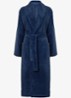 Beaumont badjas in uni - unisex - Donkerblauw
