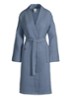 Biarritz badjas met wafelstructuur - unisex - Blauw