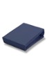 Jersey Supreme hoeslaken van katoenjersey, hoekhoogte 30 cm - Donkerblauw