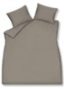 Satin Luxe dekbedovertrekset van katoensatijn 300TC - inclusief kussenslopen - Taupe