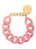Mini Flat Chain armband - Watermelon marble
