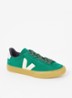 Campo sneaker van suède met leren details - Groen
