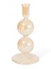 2 Bubbles kandelaar 19 cm - Abrikoos
