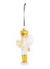 Notenkraker kersthanger 17 cm - Geel
