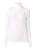 Aurora longsleeve van jersey met col - Wit