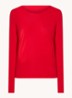 Aurora longsleeve van modal - Kersenrood