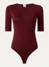 Bahamas body met ronde hals - Bordeauxrood