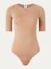 Bahamas body met ronde hals - Beige