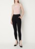Beauty Cotton mouwloze stringbody - Oudroze