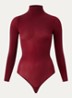 Buenos Aires stringbody met col - Bordeauxrood
