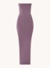 Fatal maxi jurk met stretch - Aubergine