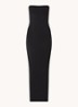Fatal maxi jurk met stretch - Zwart