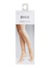 Individual pantysokken in 10 denier black - Wit