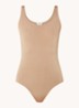 Jamaika body met ronde hals - Camel